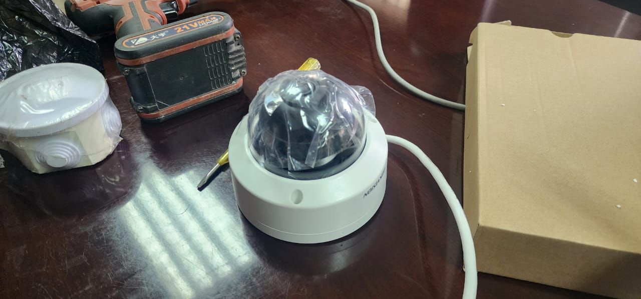 Dome camera preparation